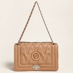 Valentino Hazelnut Alice Leather Shoulder Bag